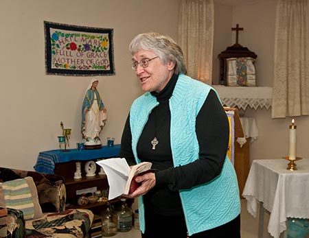 Sister Fay Trombley, based in Tuktoyaktuk, N.W.T., helped start the North of 60 Project