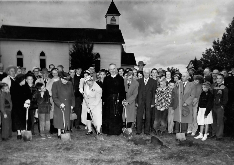 Groundbreaking Of The New St. Alphonsus Church June 1, 1952