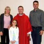 Father Paul With Matt, Laurie And Sarah