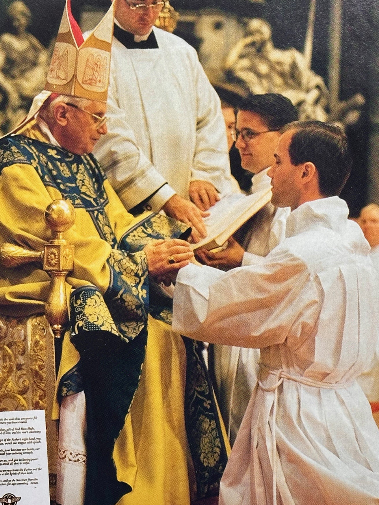 ABH ordination to diaconate by Cardinal Ratzinger