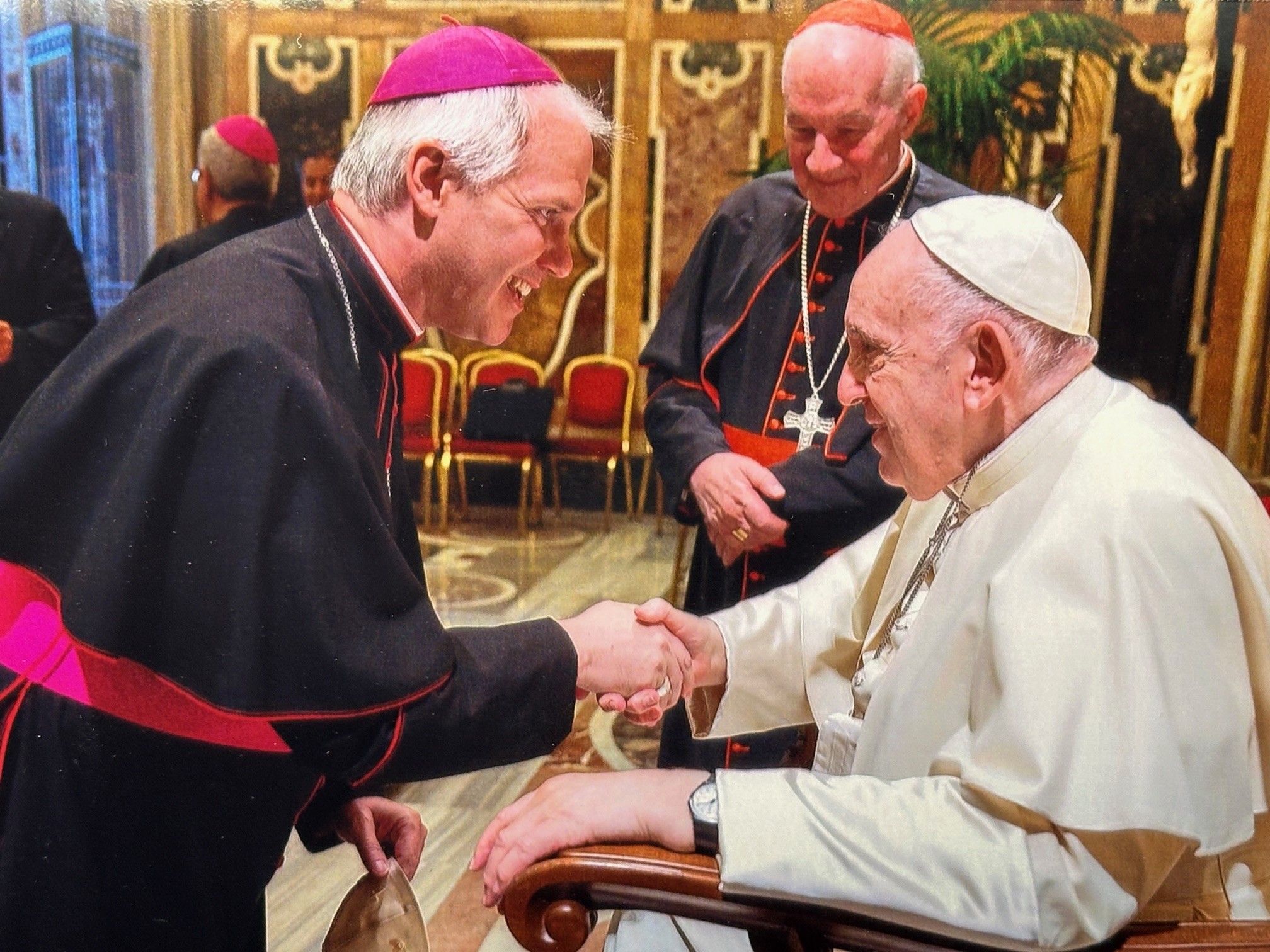 ABH with Pope Francis