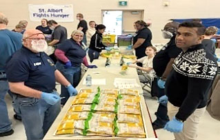 Barb Riley food bank