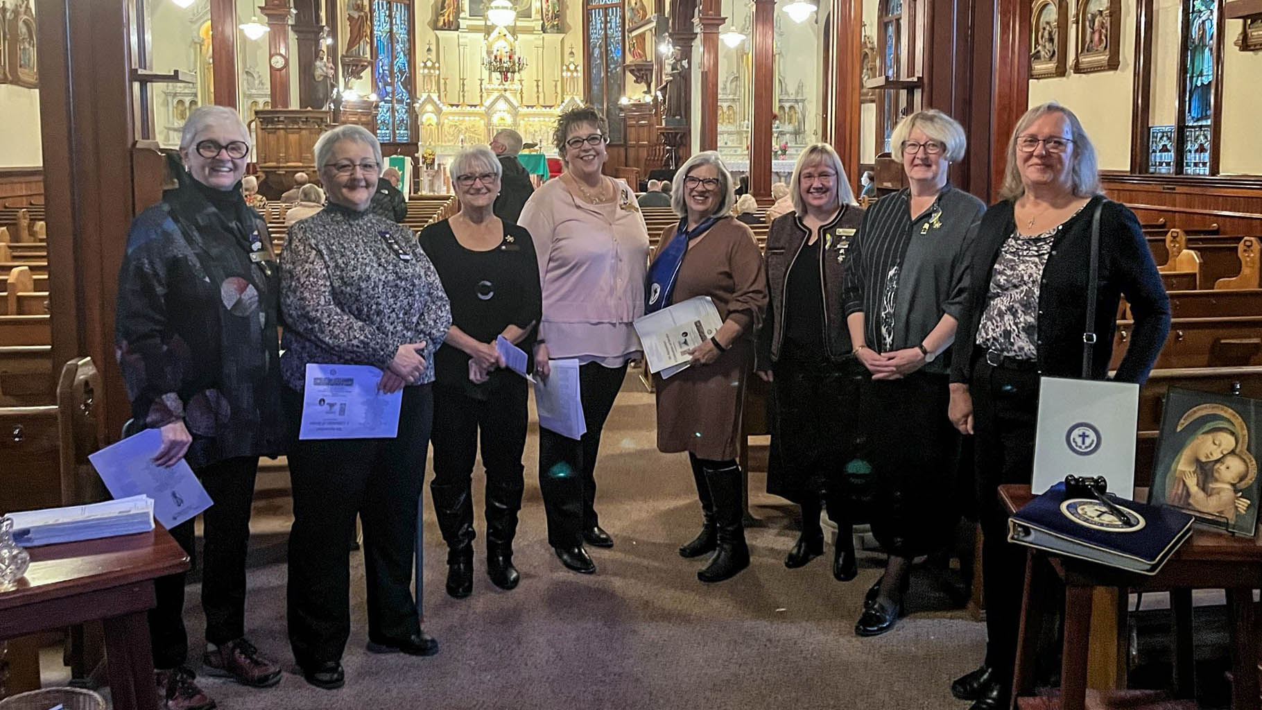 CWL Diocesan Officers St Joachim Church Nov 2022