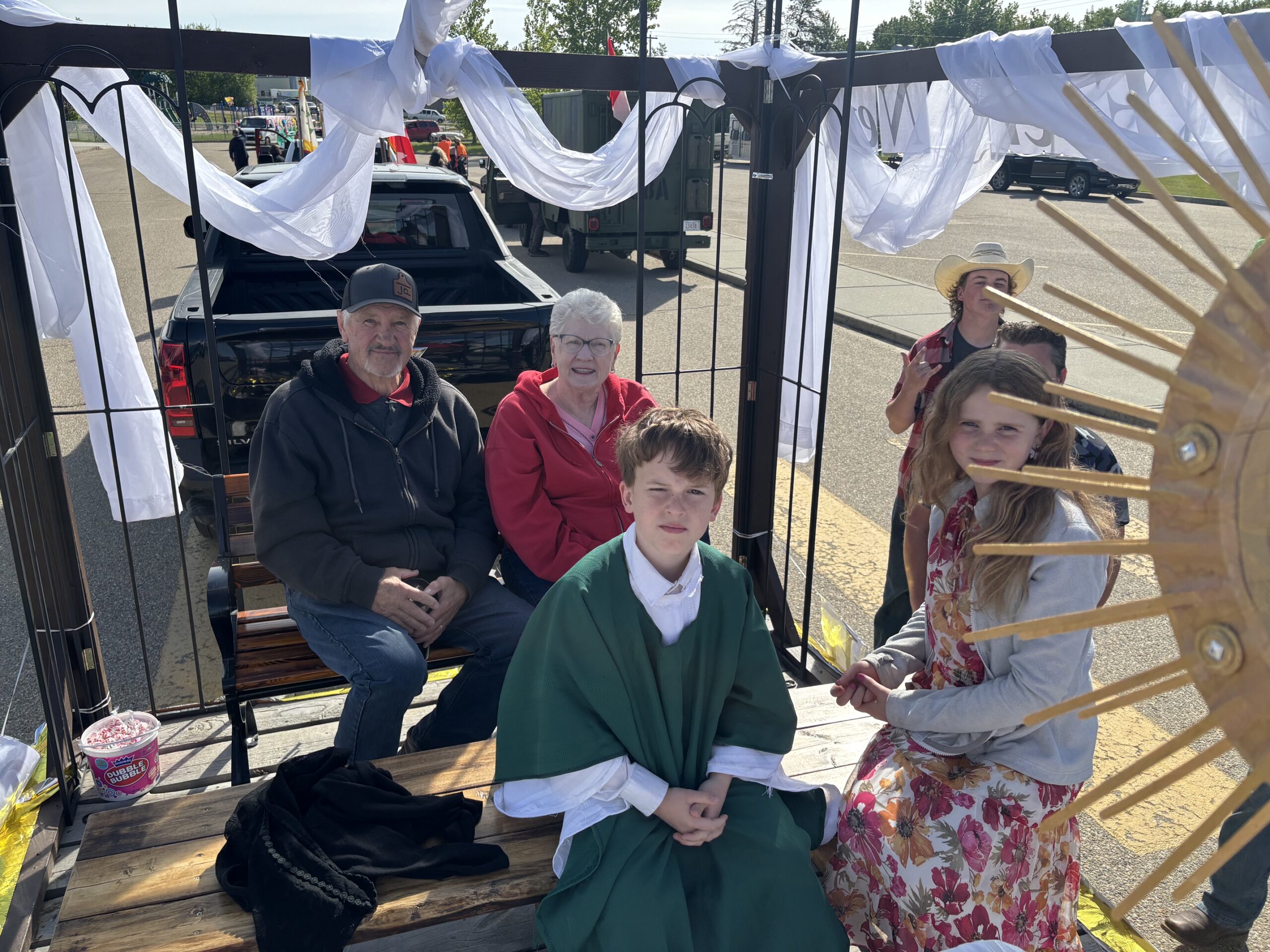 Diane And Jim On Parade Float