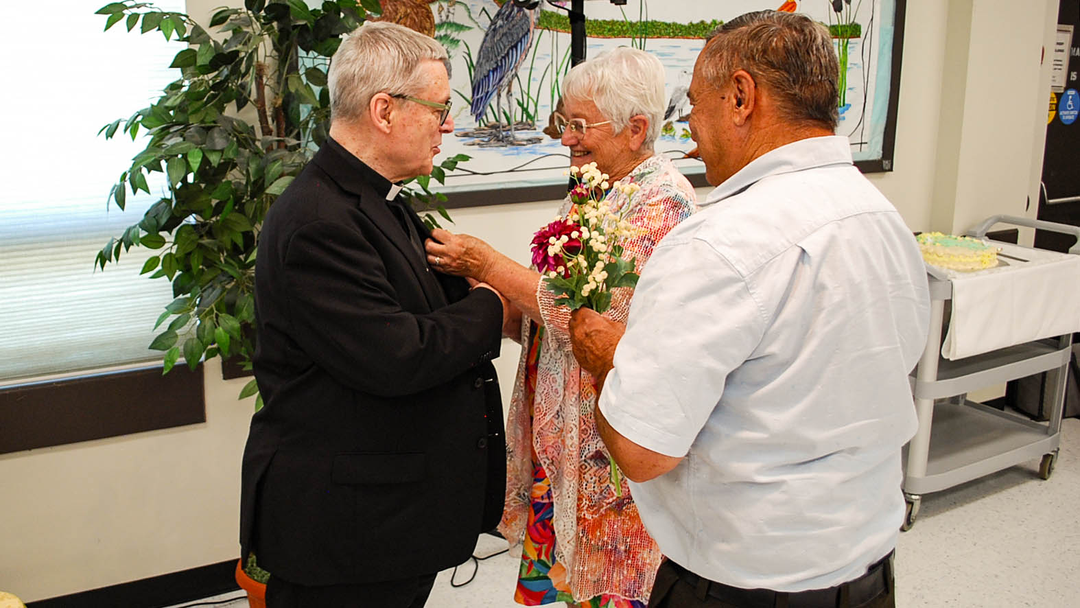 A Floral Welcome To Bishop Paul